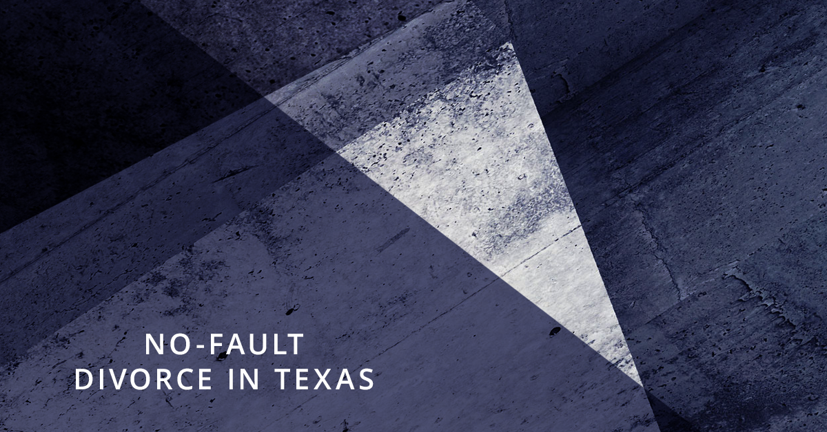 Texas no fault divorce law