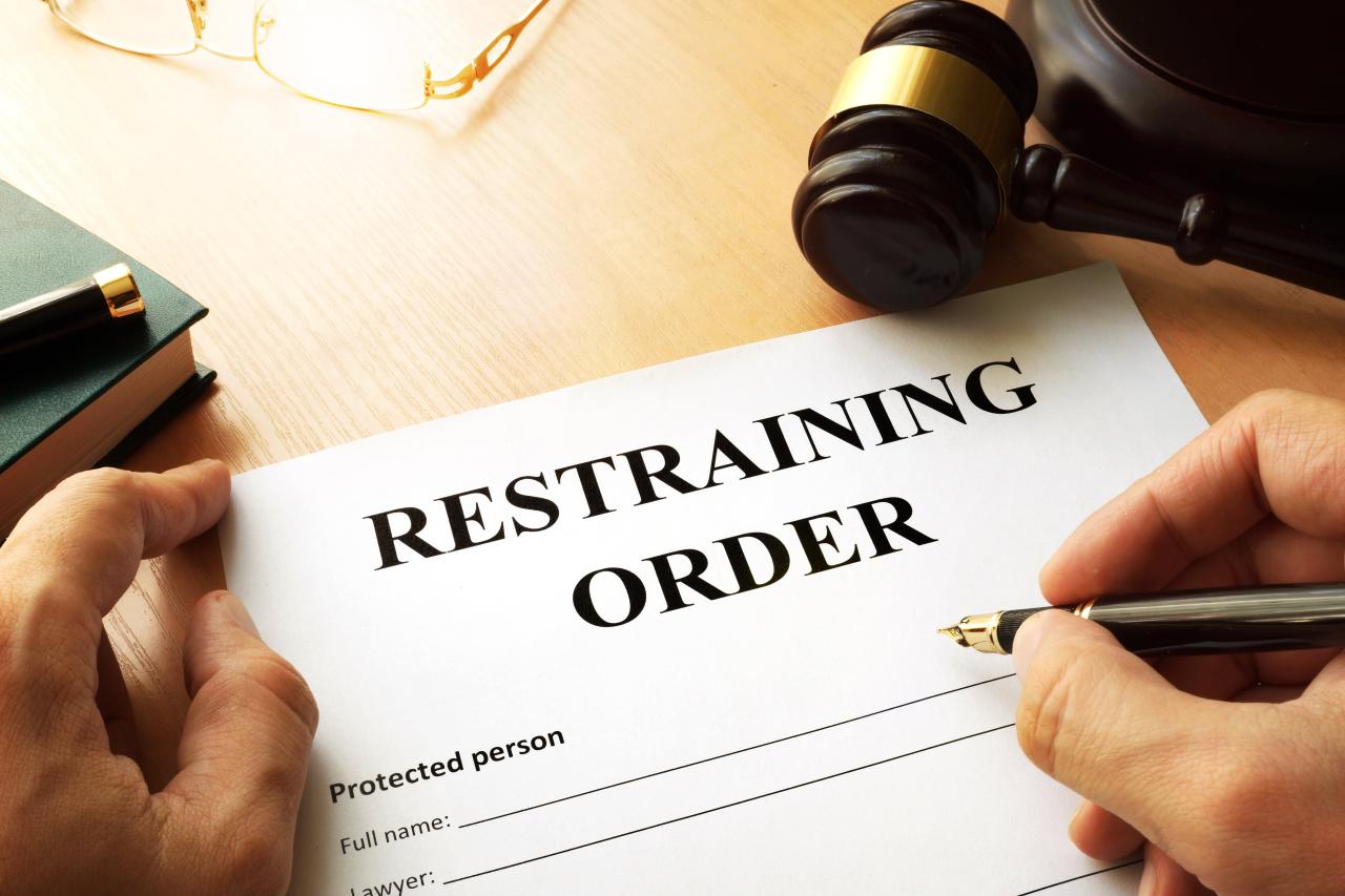 How to get a restraining order in pa