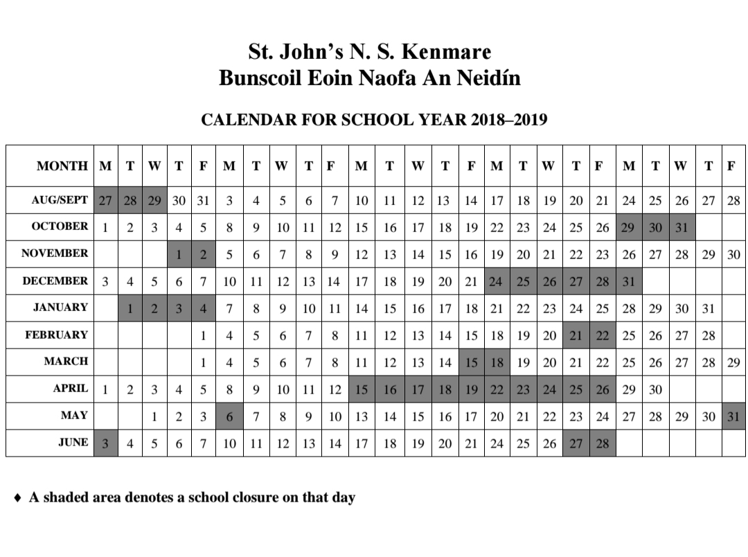 St john's law academic calendar