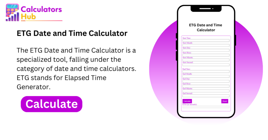 Etg calculator app