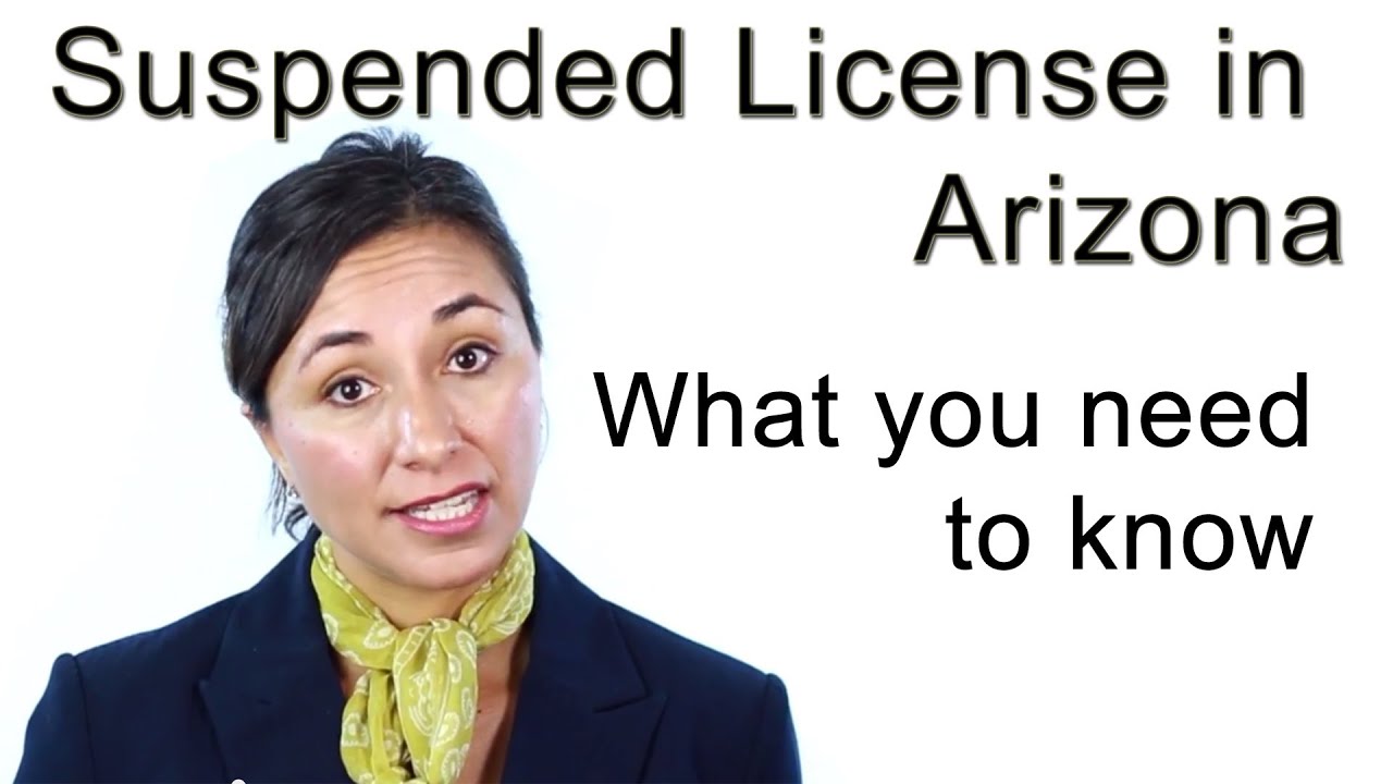 How to check if your license is suspended in az